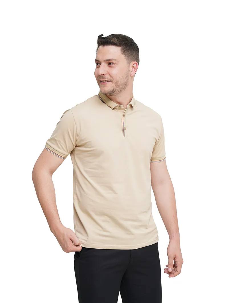 Polo en piqué de coton